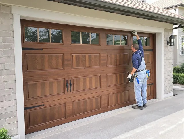 Custom garage door showcase by Security-Widefield Garage Door Repair in Security-Widefield