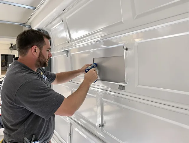Garage door panel repair by Security-Widefield Garage Door Repair in Security-Widefield